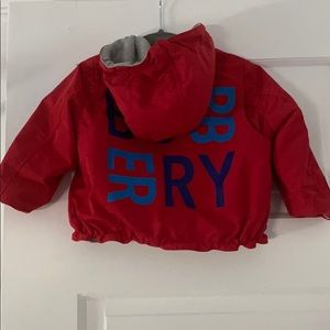 Burberry Baby Red Jacket 6-12M